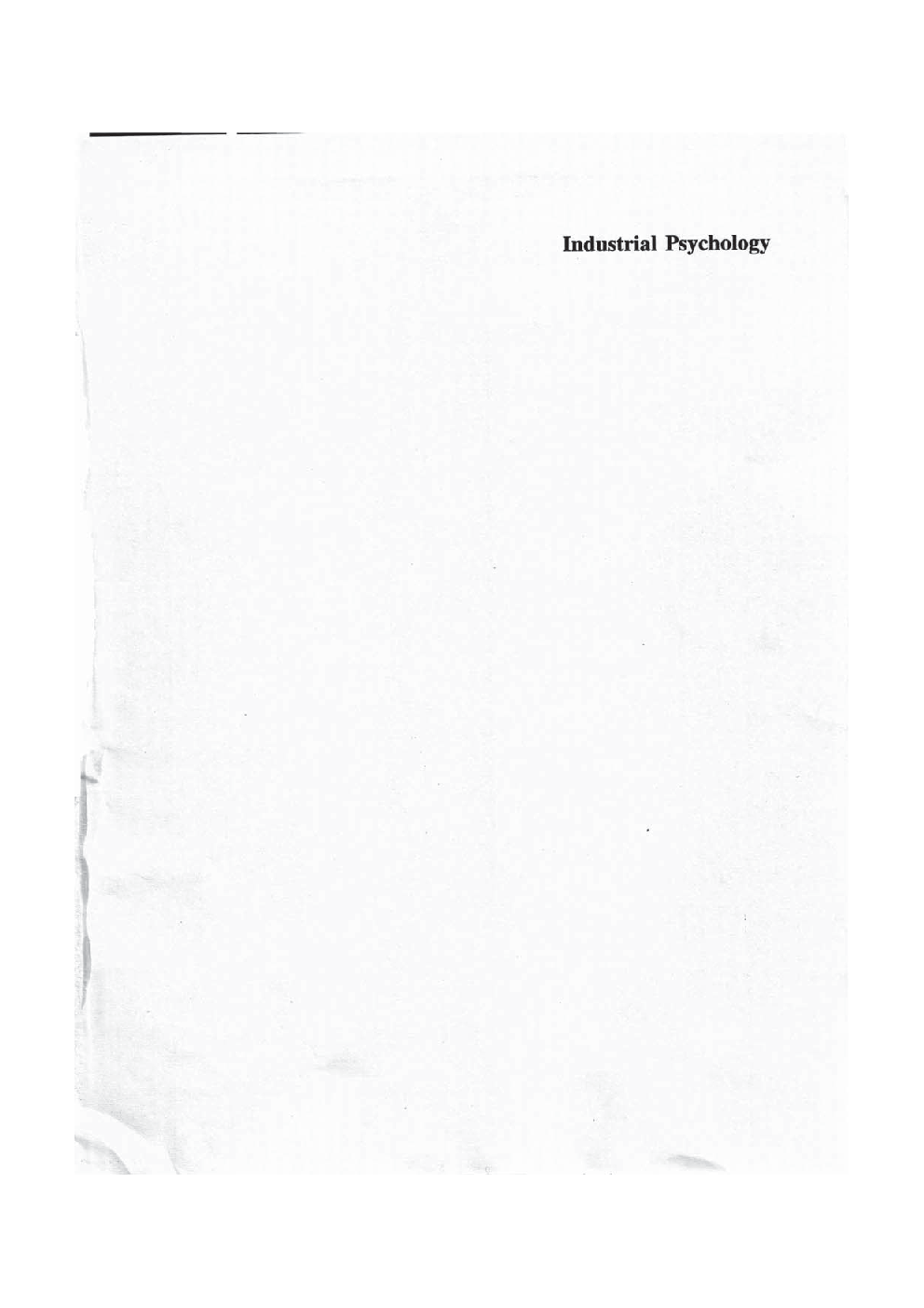 Industrial Psychology - Page 3