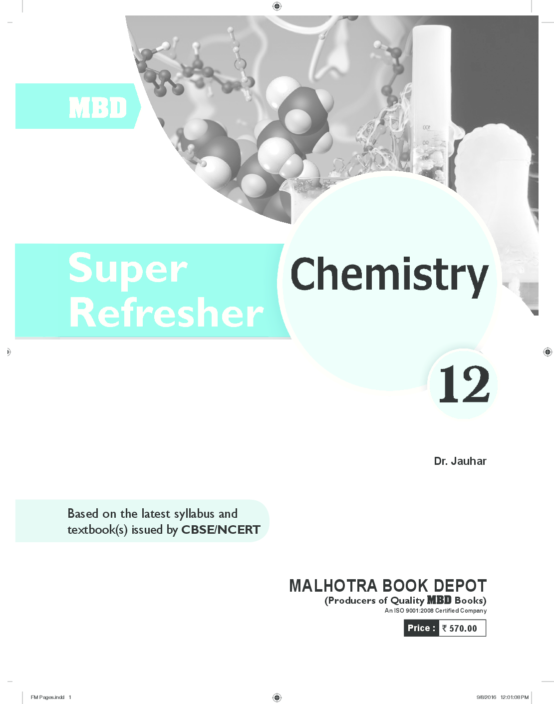 MBD CBSE Super Refresher Chemistry For Class 12 - Page 2