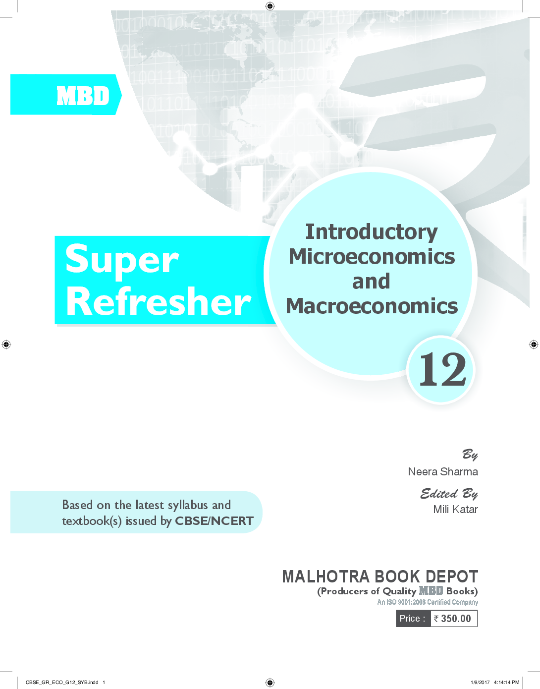 MBD CBSE Super Refresher Economics For Class 12 - Page 2