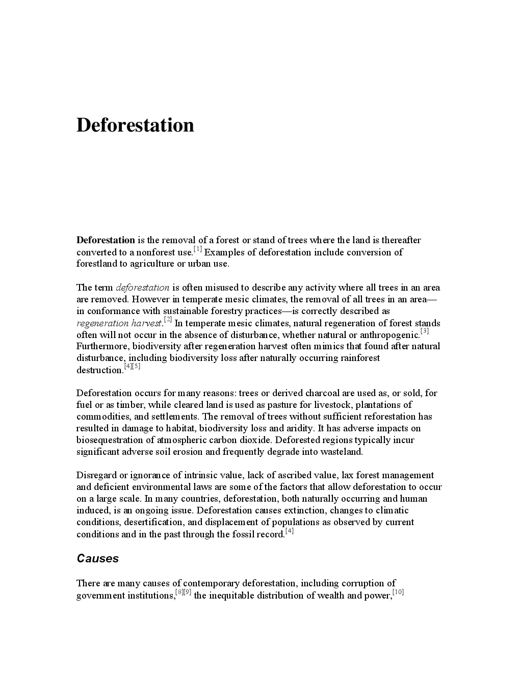 GATE Study Material Deforestation (Biotechnology Engineering) - Page 2