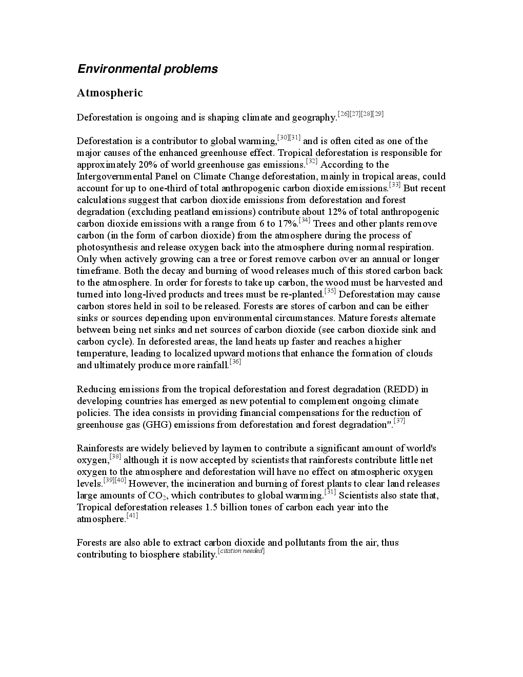 GATE Study Material Deforestation (Biotechnology Engineering) - Page 4