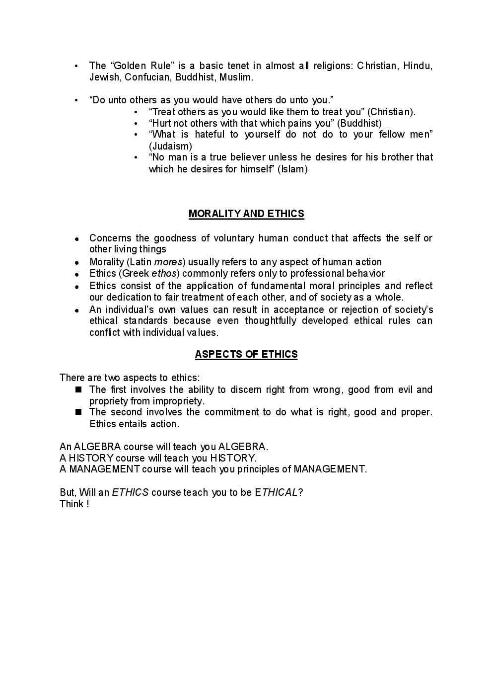 GATE Study Material Professional Ethics And Human Values (Biotechnology Engineering) - Page 4