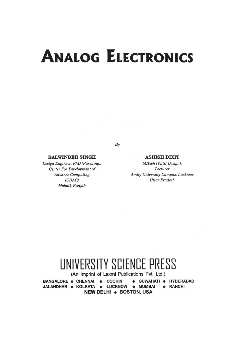 Analog Electronics - Page 5