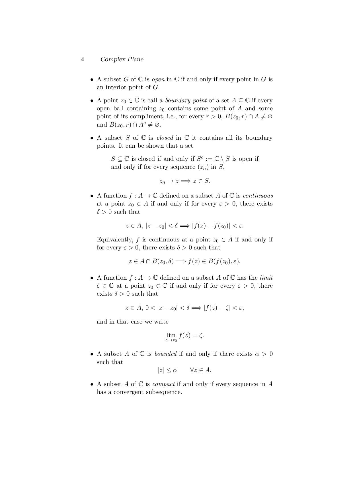 GATE Study Material Complex Analysis (Mathematics) - Page 5