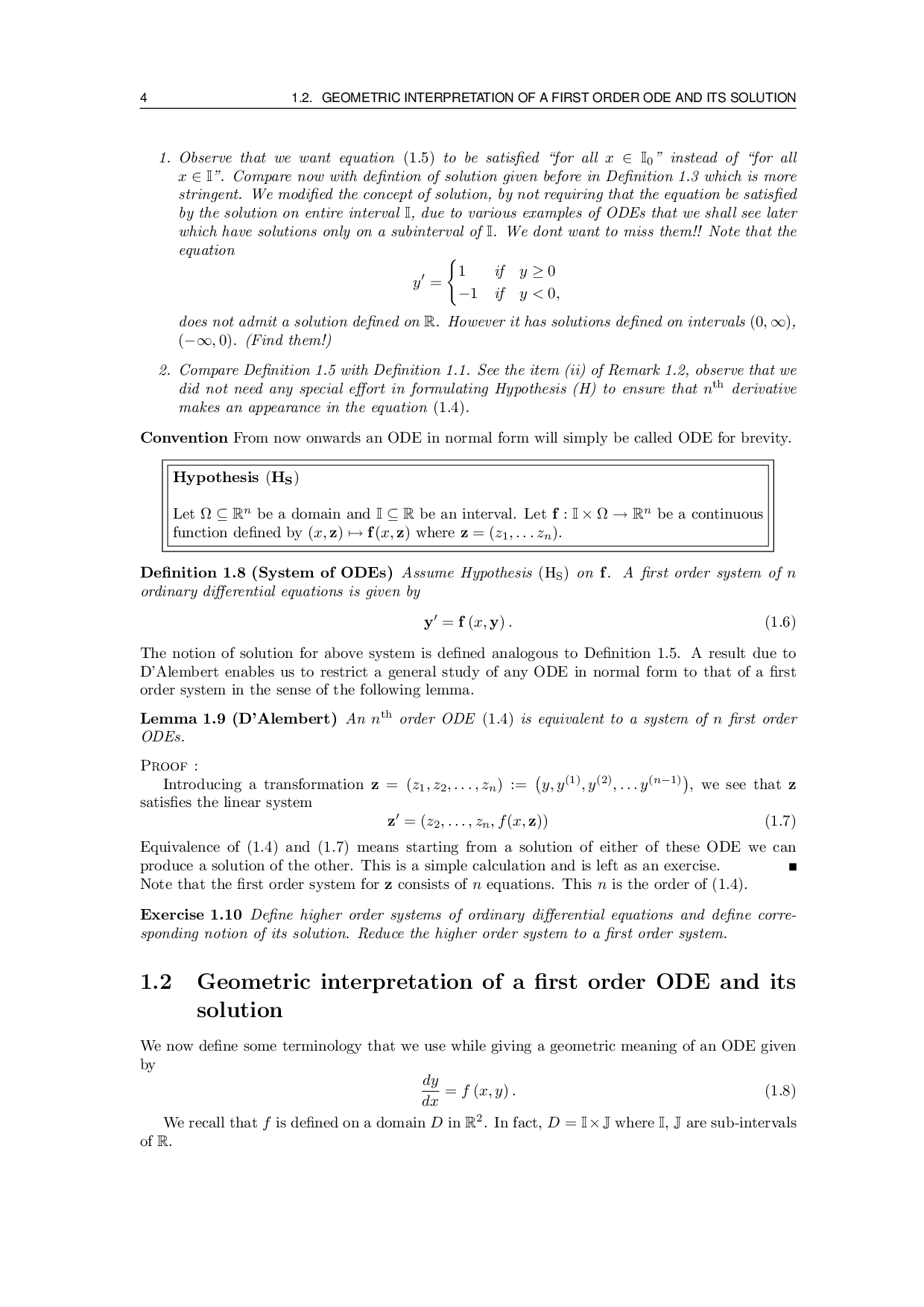 GATE Study Material Ordinary Differential Equations (Mathematics) - Page 4