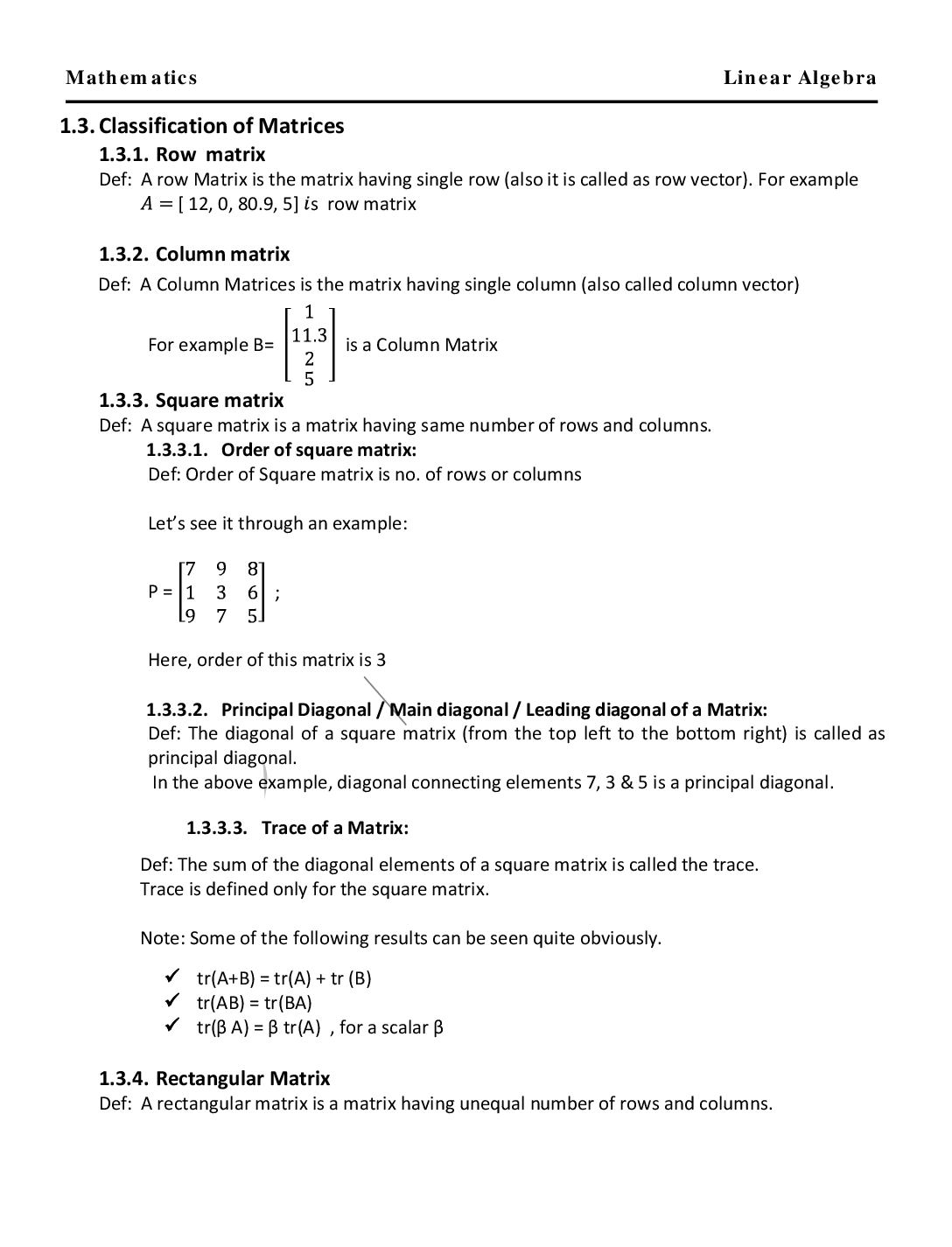GATE Study Material Linear Algebra (Mathematics) - Page 3