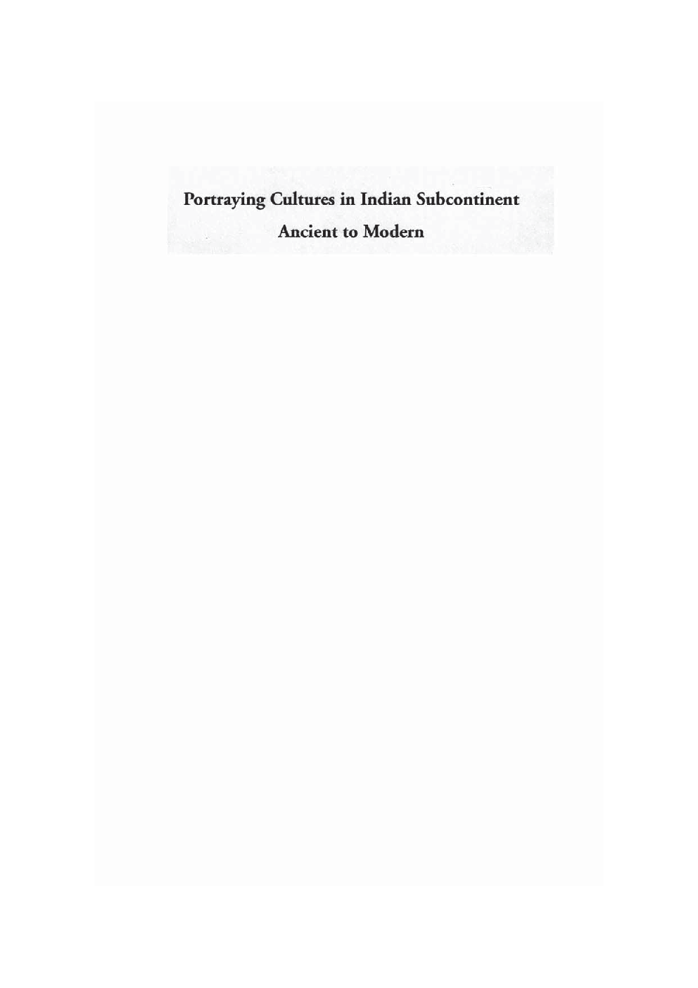 Portraying Cultures In Indian Subcontinent - Page 3