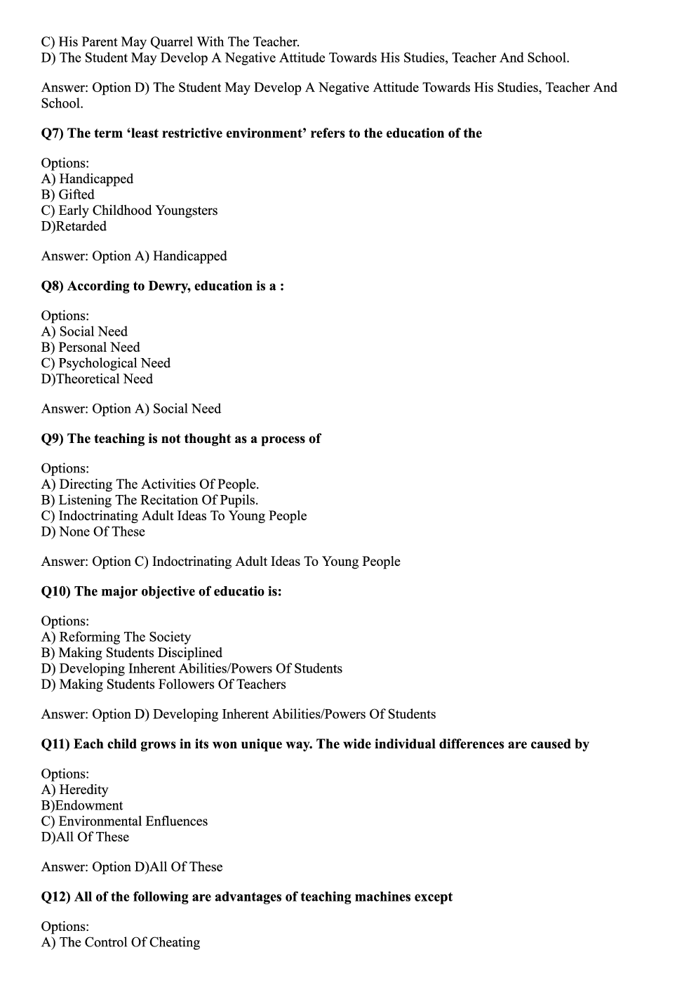 UGC NET Teaching & Research Aptitude (General Paper-I) Expected Question Paper - Page 3