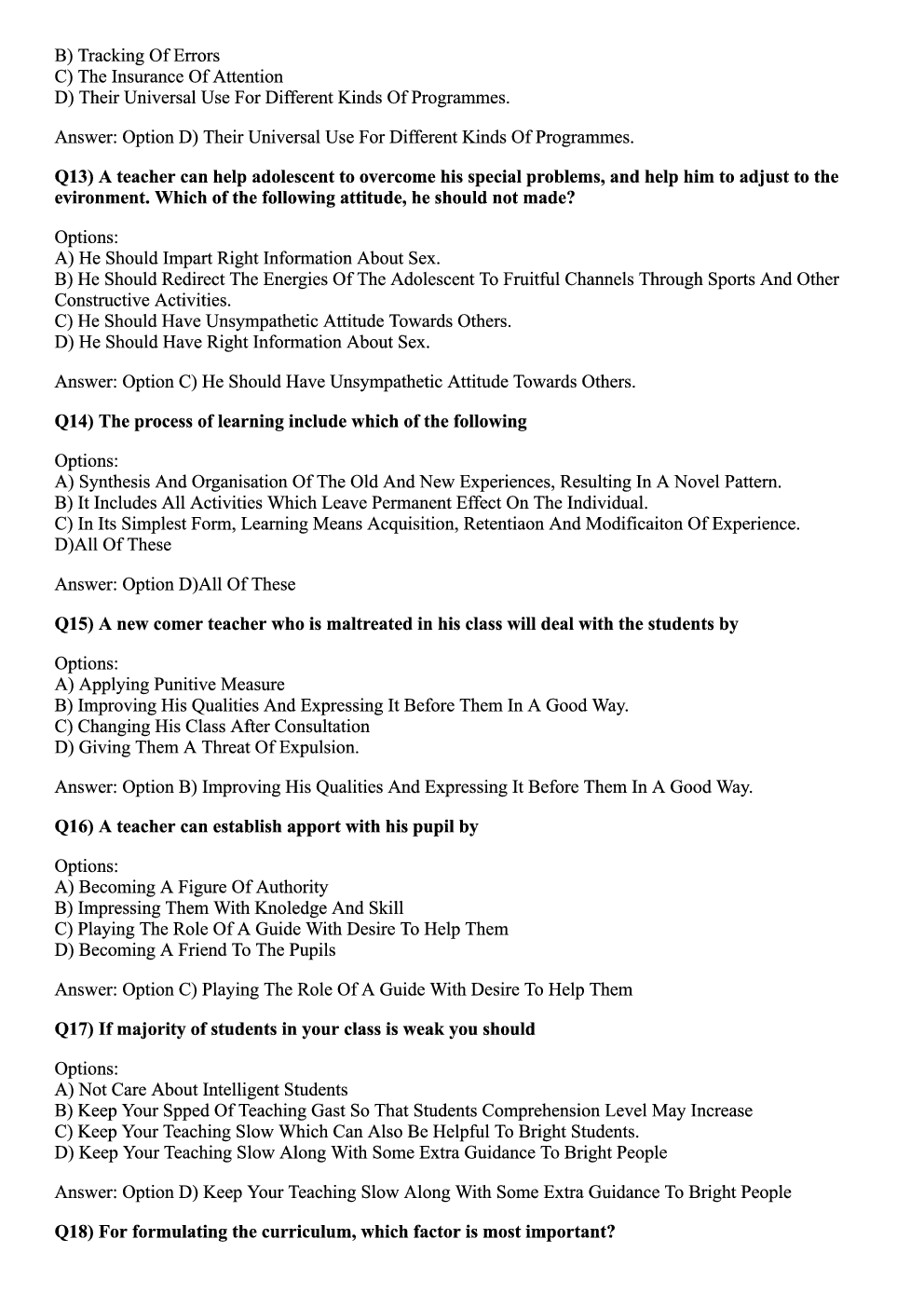 UGC NET Teaching & Research Aptitude (General Paper-I) Expected Question Paper - Page 4