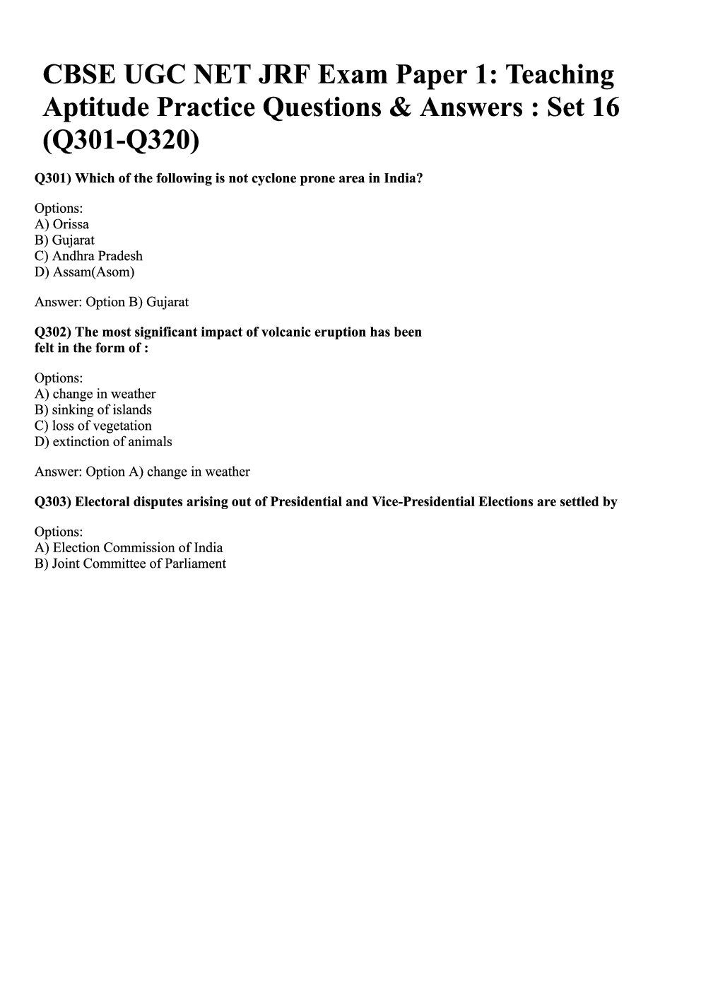 UGC NET Teaching & Research Aptitude (General Paper-I) - Page 2