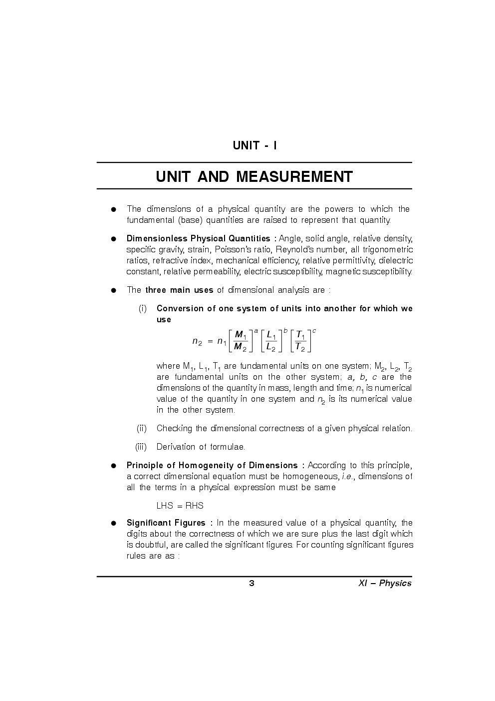 CBSE Support Material For Class 11 Physics - Page 3