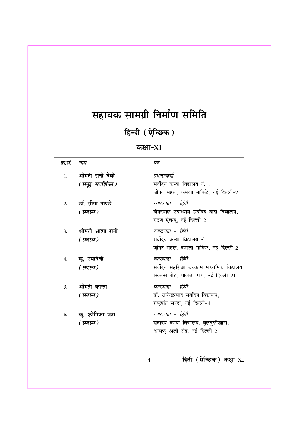 CBSE Support Material For Class 11 Hindi - Page 5