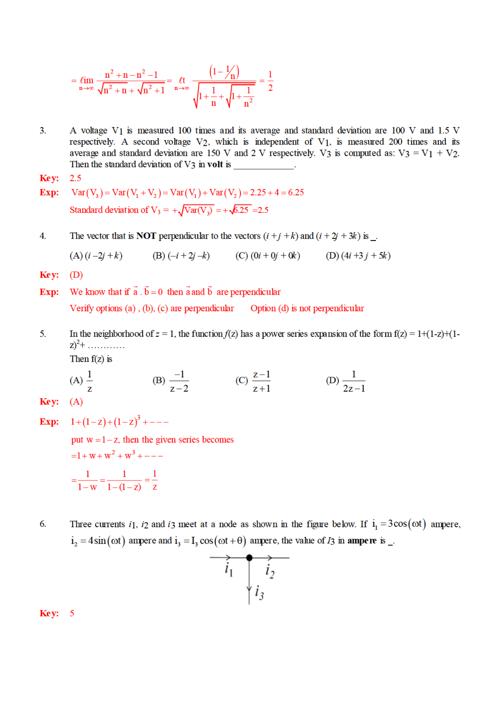 GATE General Aptitude Solved Paper For Instrumentation Engineering - Page 5