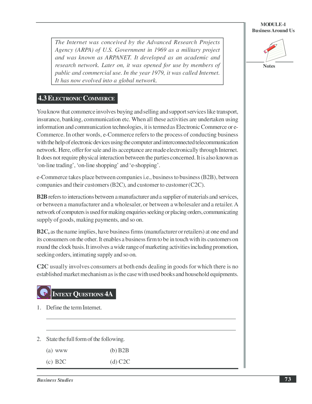 CBSE UGC NET : Modern Modes Of Business (Commerce) - Page 4