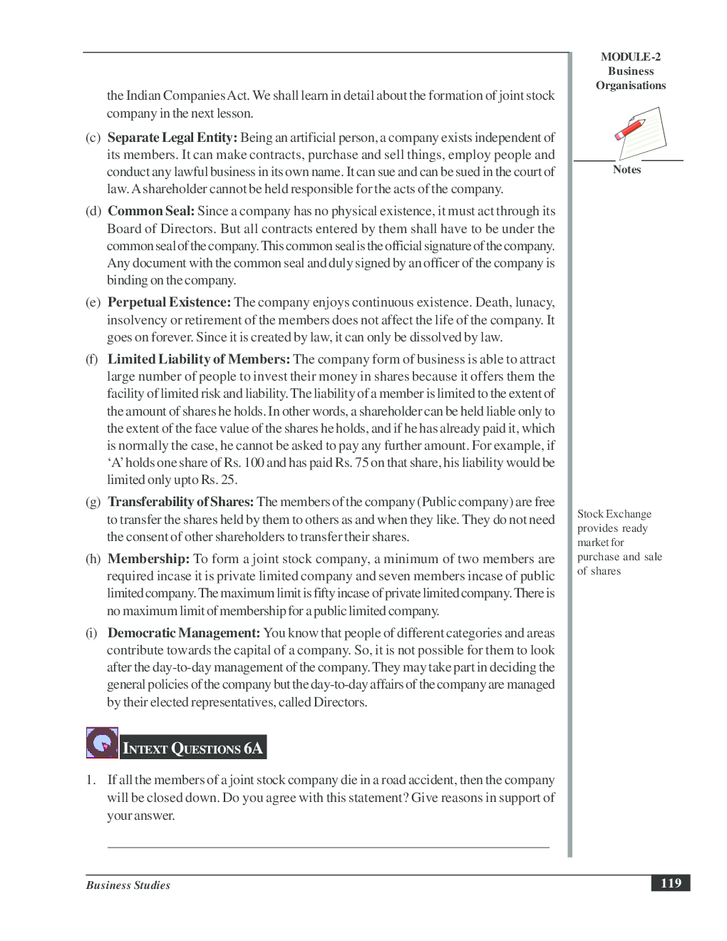 CBSE UGC NET : Company Forms Of Business Organisation (Commerce) - Page 4