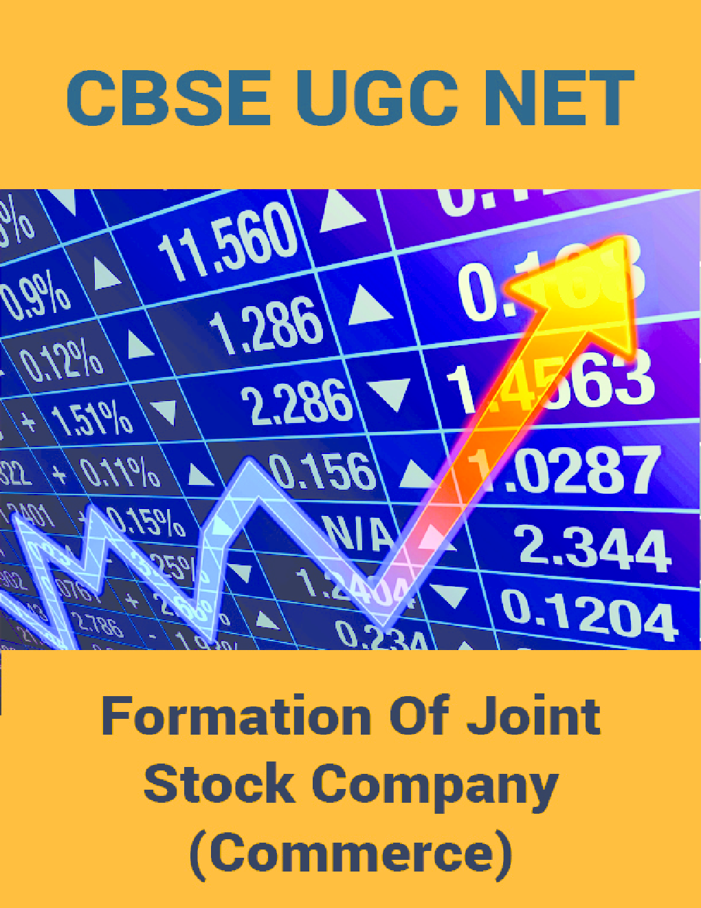 CBSE UGC NET : Formation Of Joint Stock Company (Commerce) - Page 1