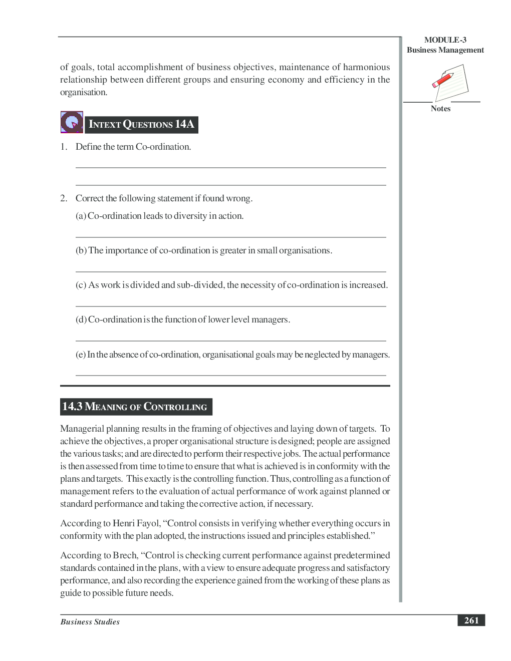 CBSE UGC NET : Coordination And Controlling (Commerce) - Page 4
