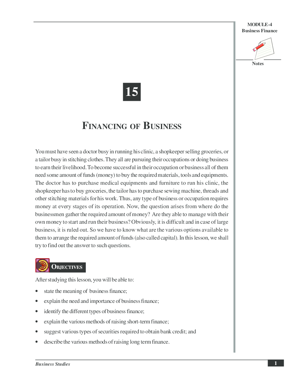 CBSE UGC NET : Financing Of Business (Commerce) - Page 2