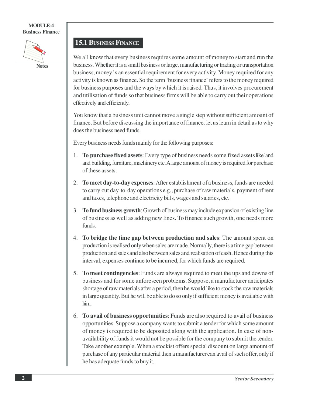 CBSE UGC NET : Financing Of Business (Commerce) - Page 3