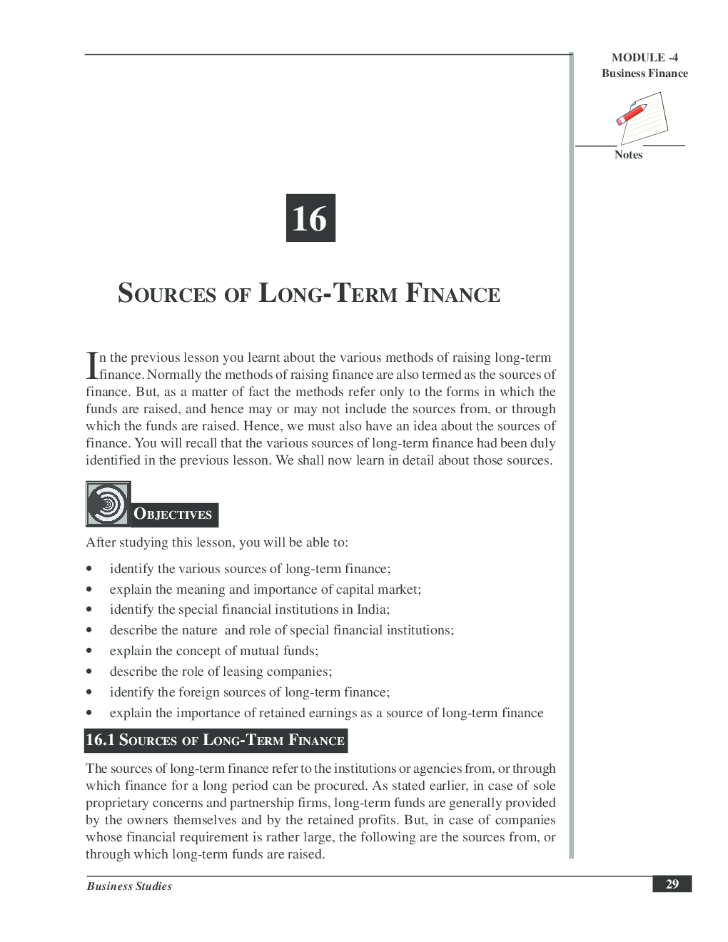 CBSE UGC NET : Sources Of Long Term Finance (Commerce) - Page 2