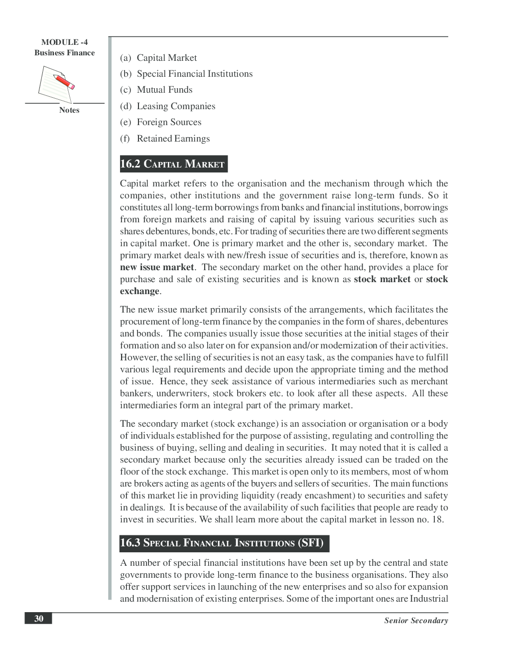 CBSE UGC NET : Sources Of Long Term Finance (Commerce) - Page 3