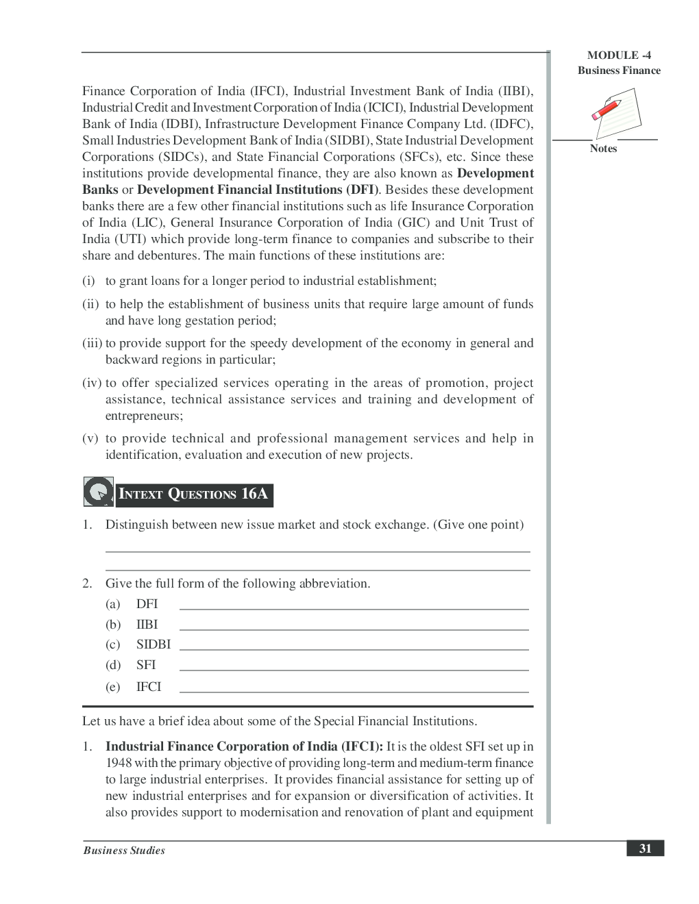 CBSE UGC NET : Sources Of Long Term Finance (Commerce) - Page 4