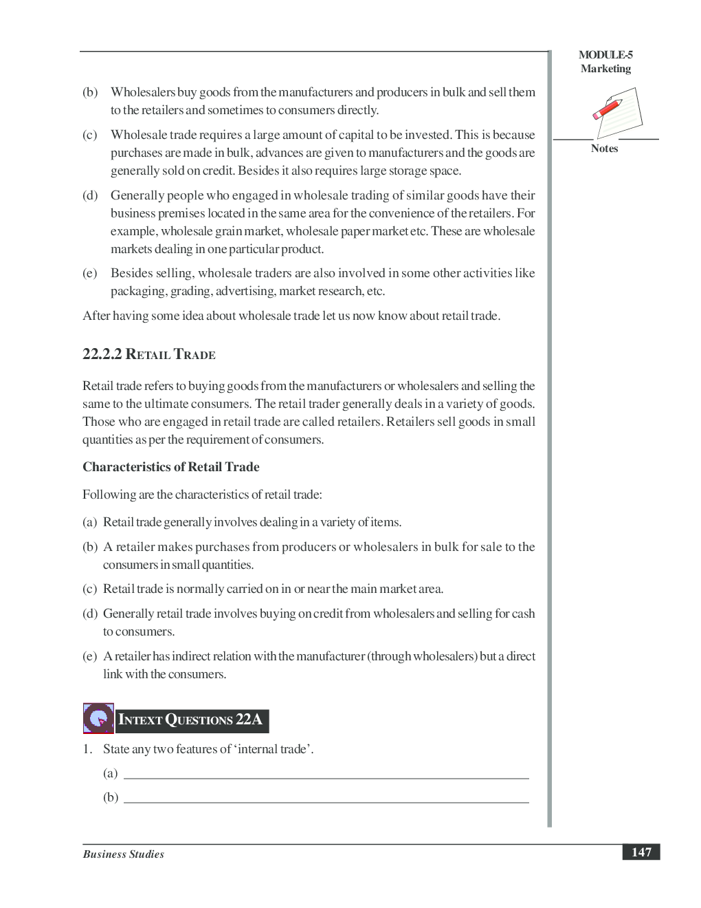 CBSE UGC NET : Internal Trade (Commerce) - Page 4