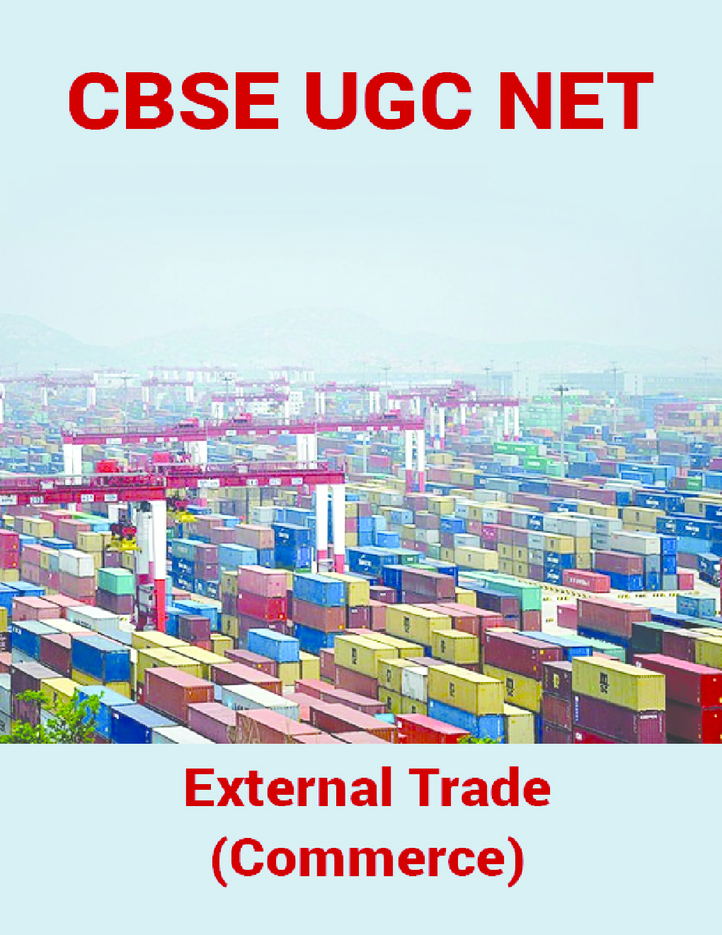 CBSE UGC NET : External Trade (Commerce) - Page 1
