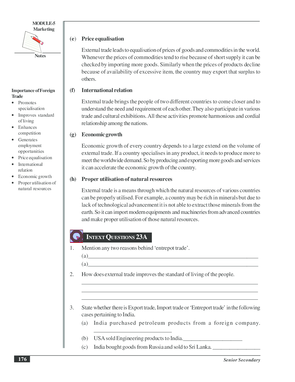 CBSE UGC NET : External Trade (Commerce) - Page 5