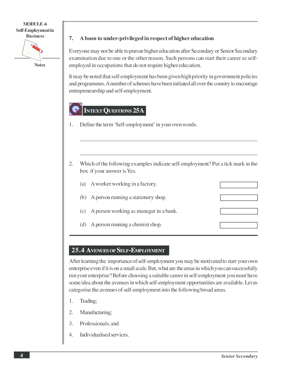 CBSE UGC NET : Self-employment (Commerce) - Page 5
