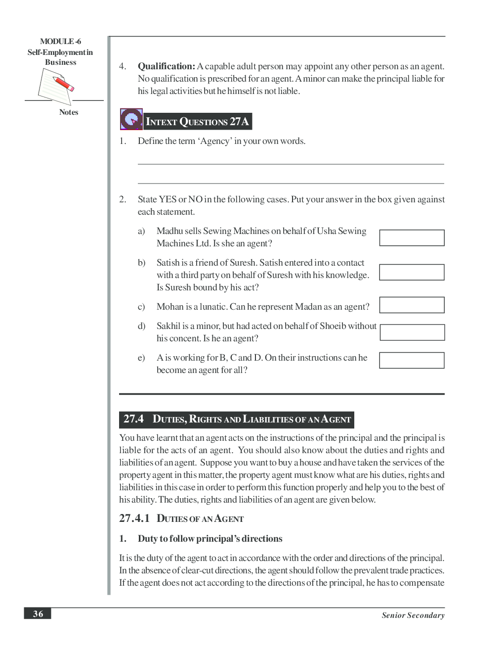 CBSE UGC NET : Agency Services (Commerce) - Page 5