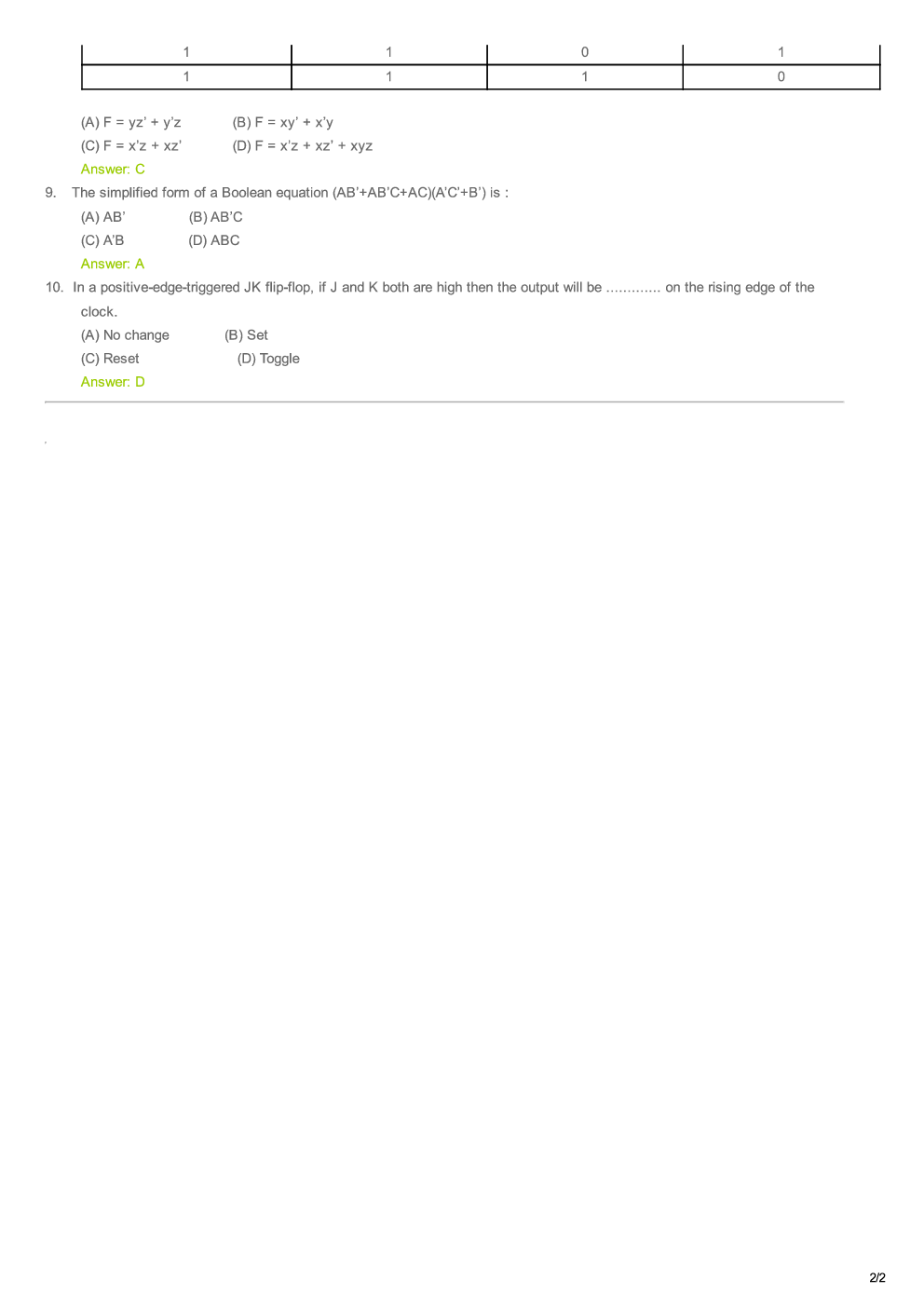 CBSE UGC NET Solved Computer Science Paper II 2016 (Jul-Aug) - Page 3