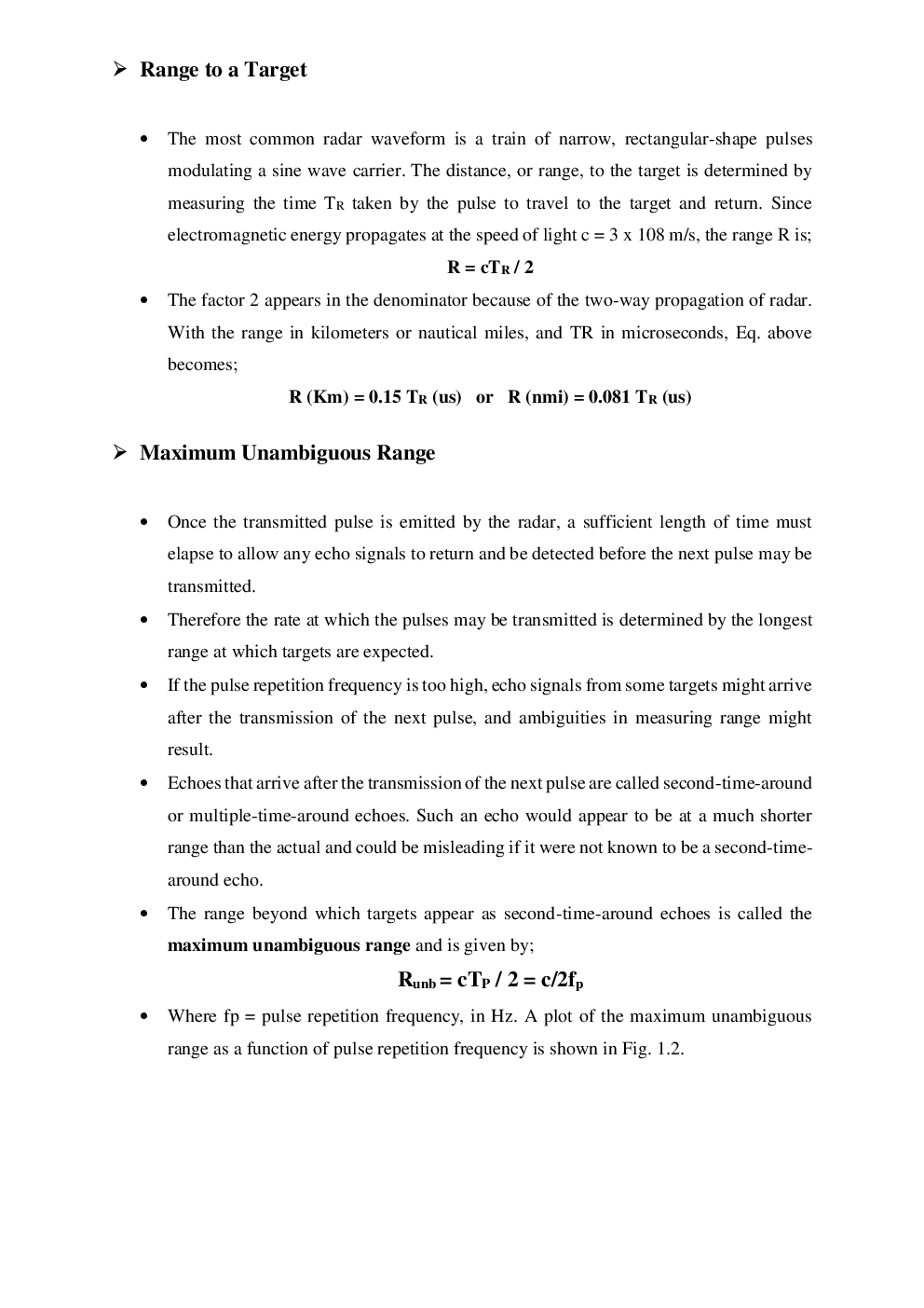 GATE Study Material RADAR And Navigational AIDS (Electronics Engineering) - Page 3