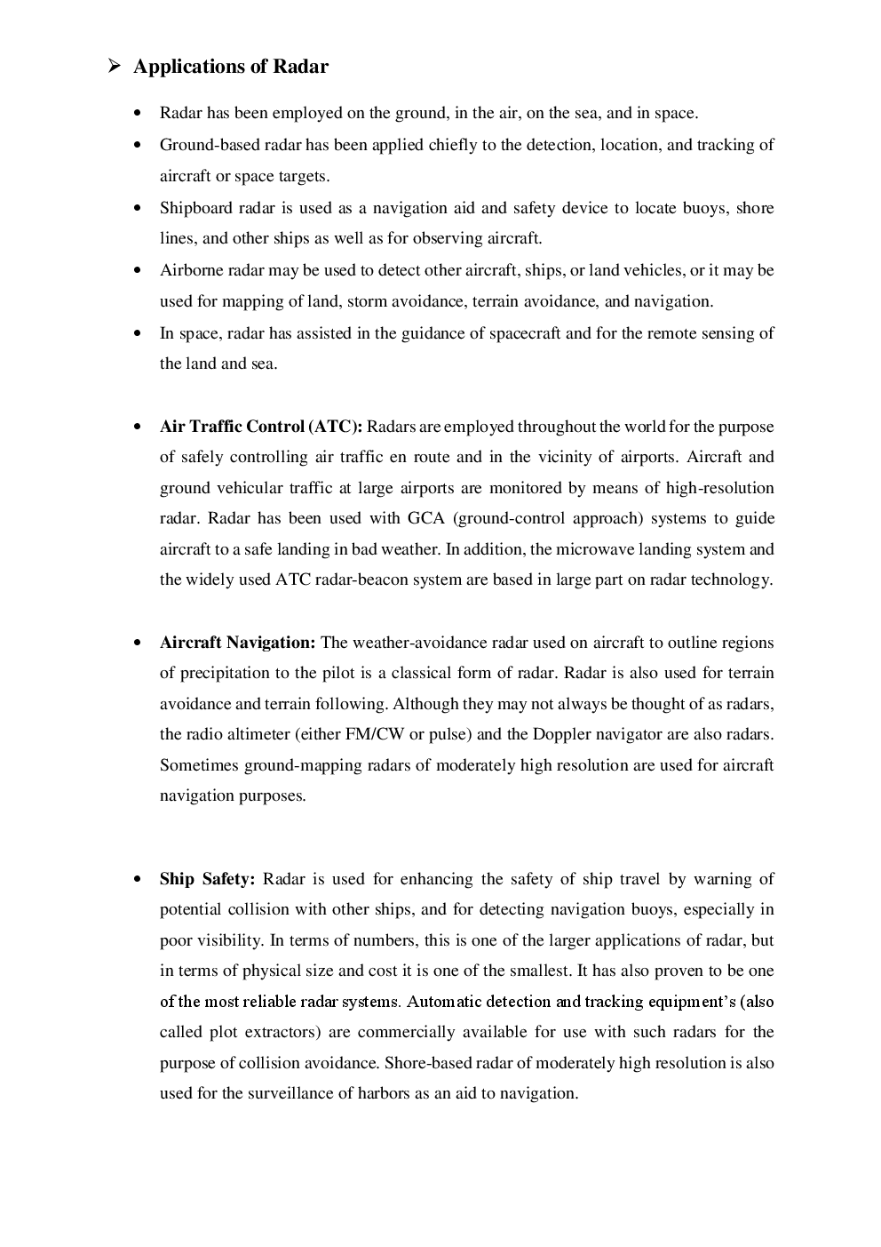 GATE Study Material RADAR And Navigational AIDS (Electronics Engineering) - Page 5