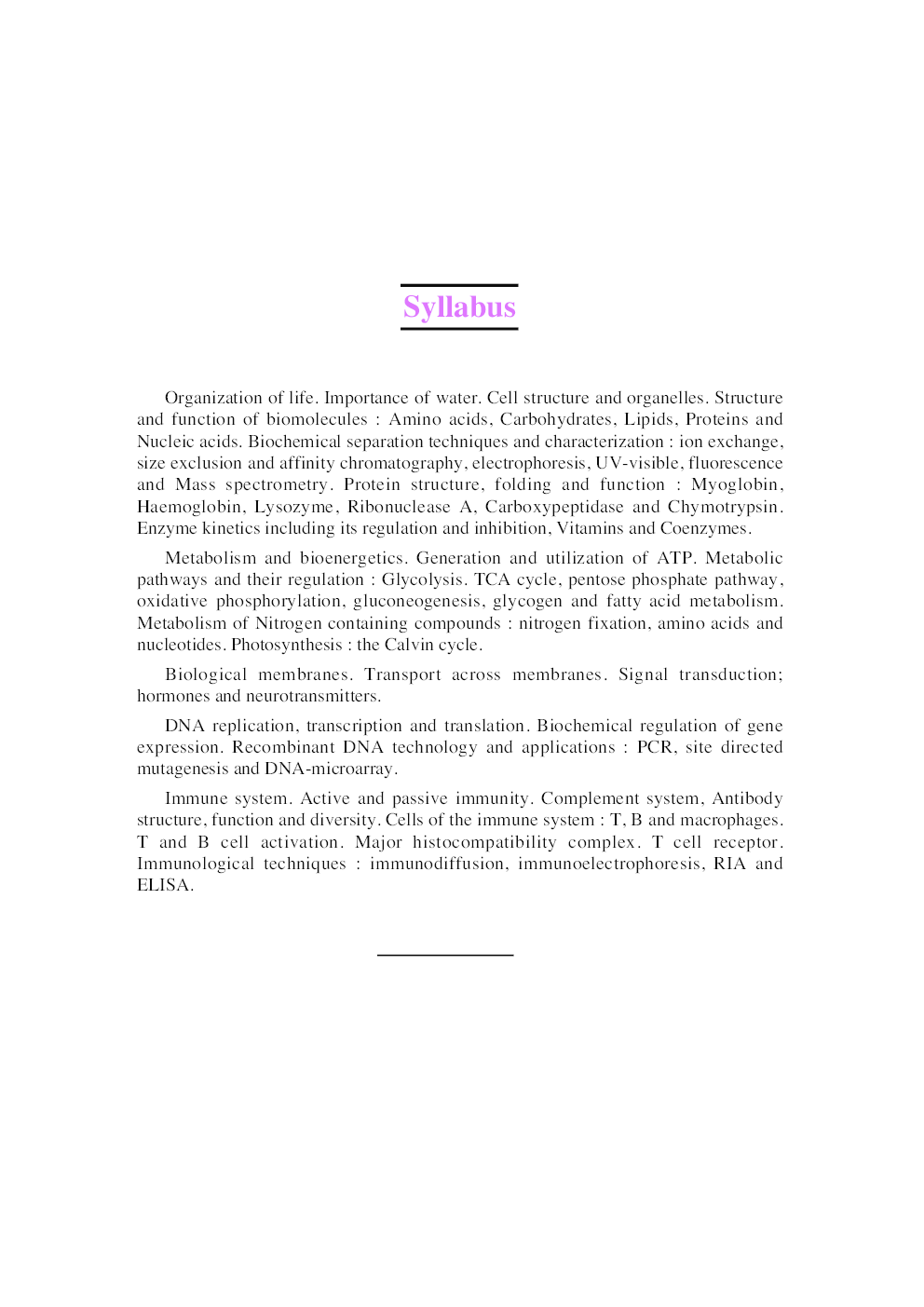 GATE Biochemistry  - Page 5