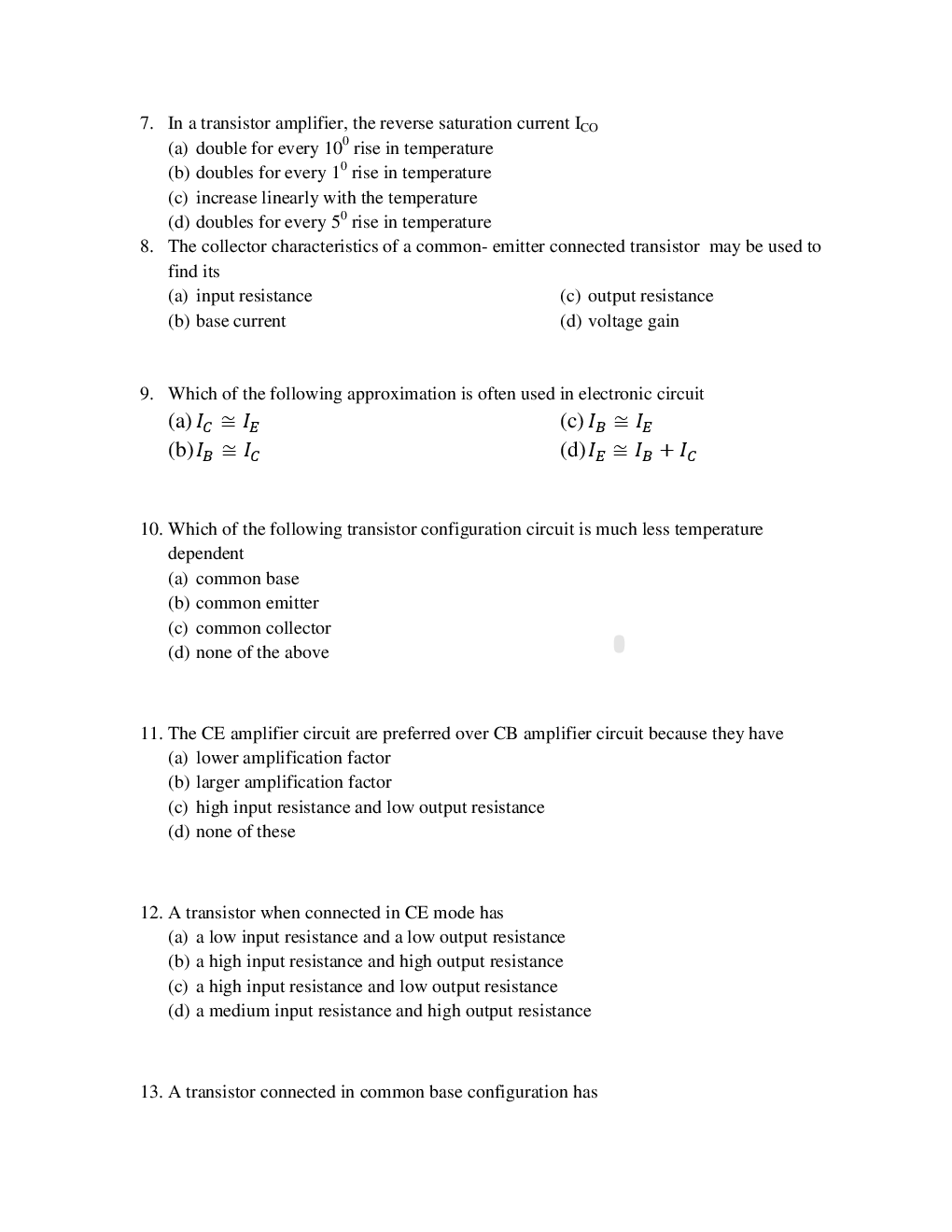 GATE Analog Circuits Objective Type Questions With Answers (Electronics Engineering) - Page 3
