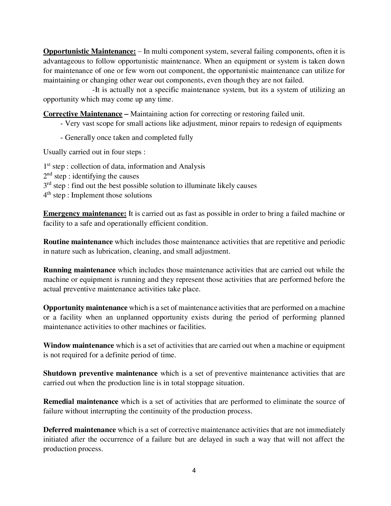 GATE Study Material Maintenance Engineering And Management (Production And Industrial Engineering) - Page 5