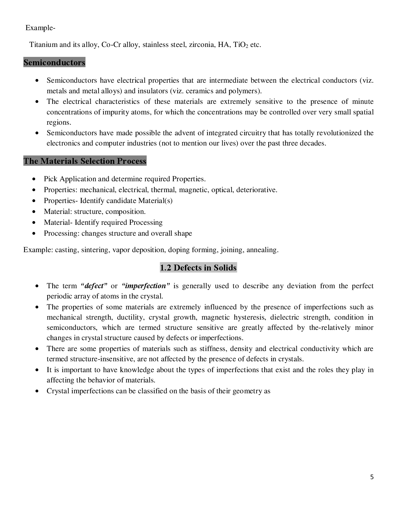 GATE Study Material Materials Engineering And Metallurgy (Production And Industrial Engineering) - Page 5