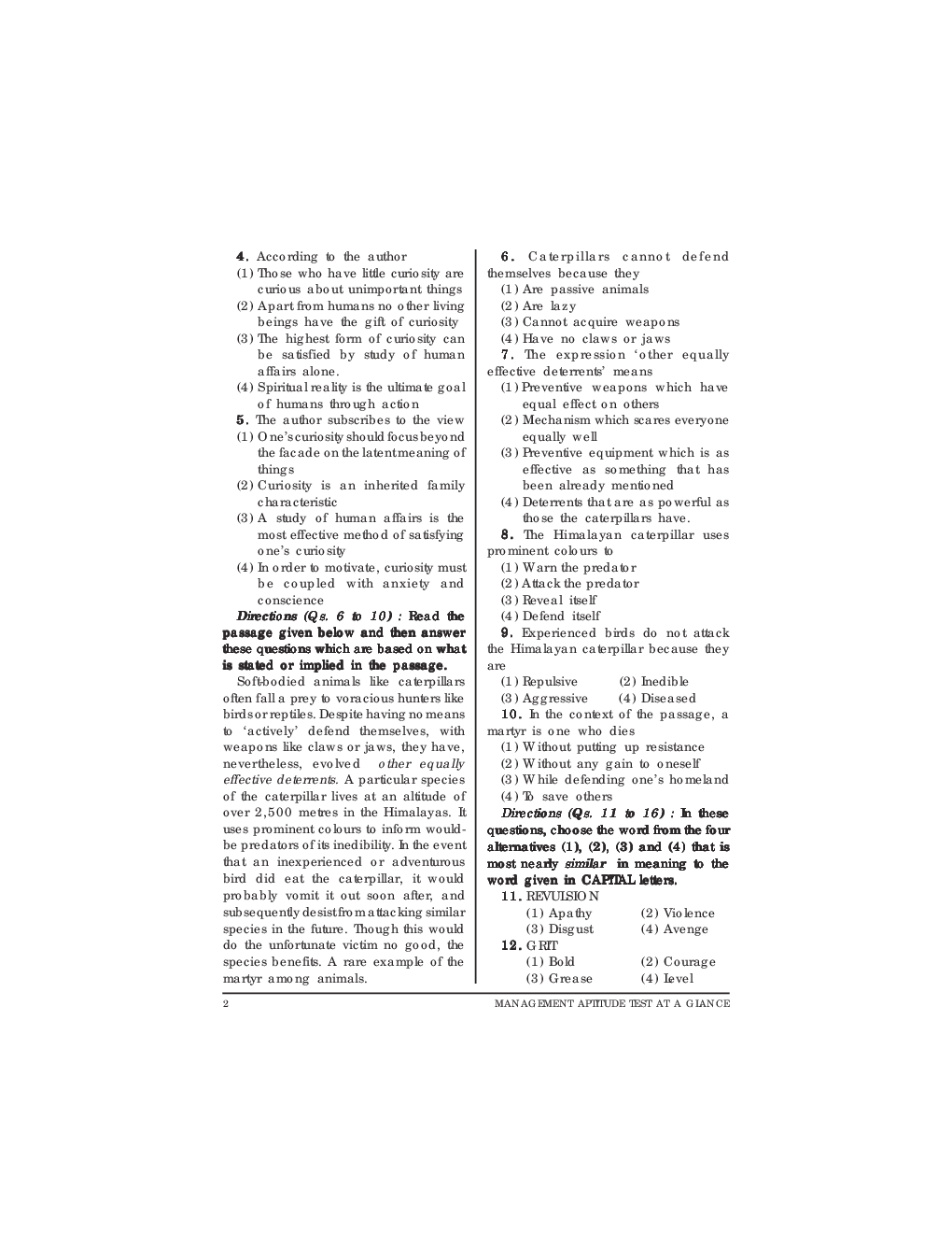 MAT Top 200 Questions You Should Know - Page 3