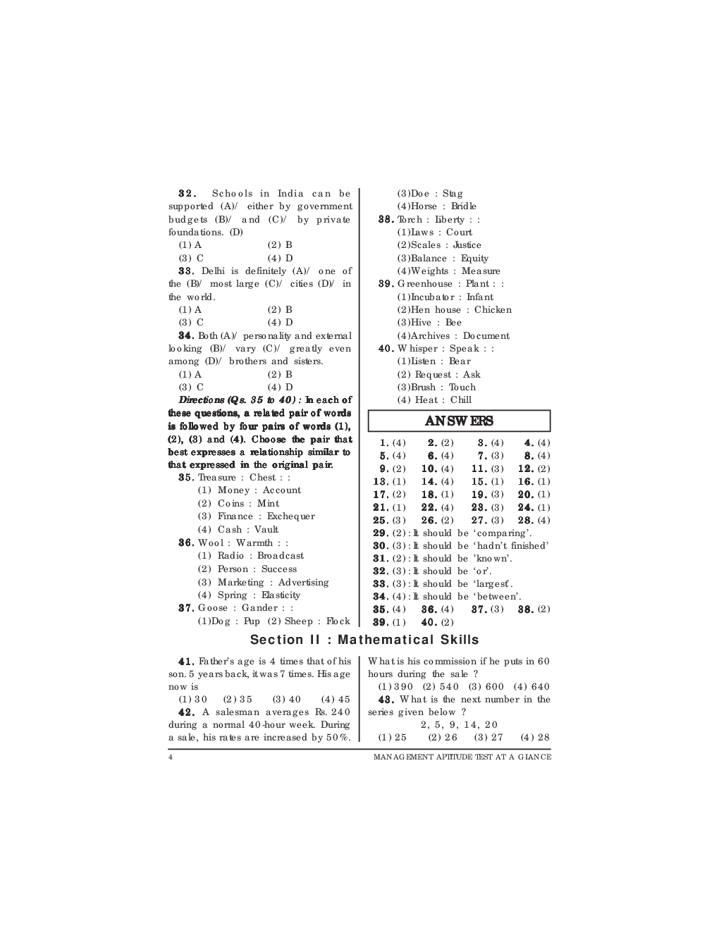 MAT Top 200 Questions You Should Know - Page 5