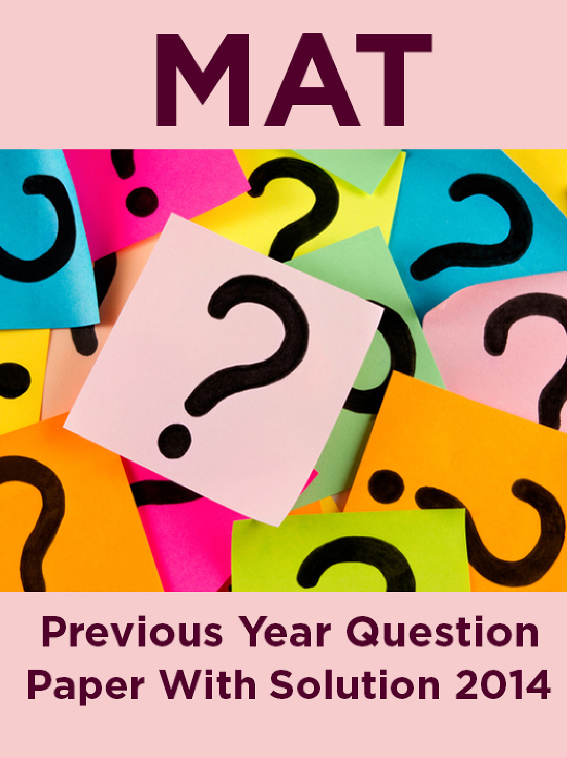 MAT Previous Year Question Paper With Solution 2014 - Page 1