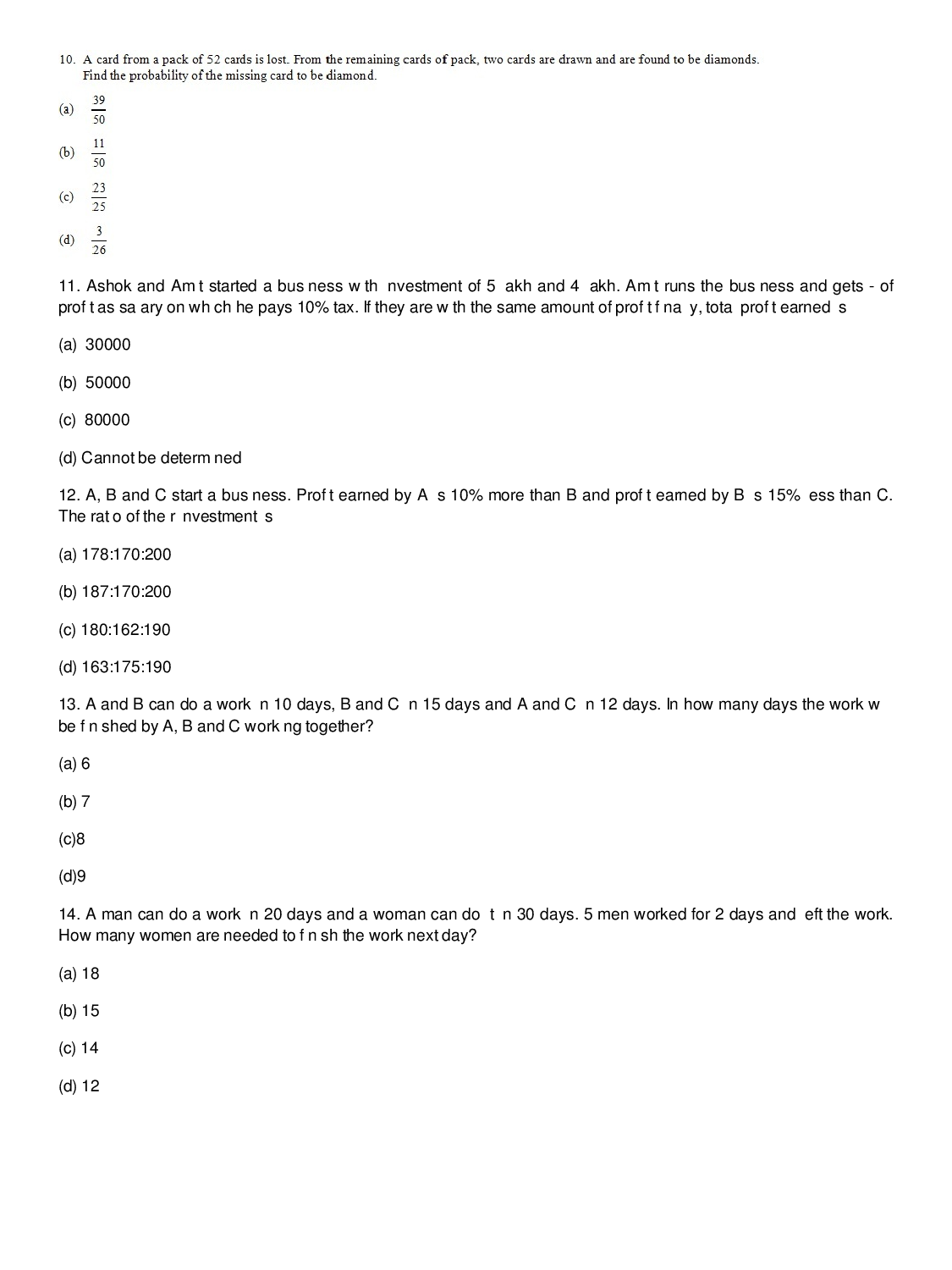 MAT Previous Year Question Paper With Solution 2015 - Page 4