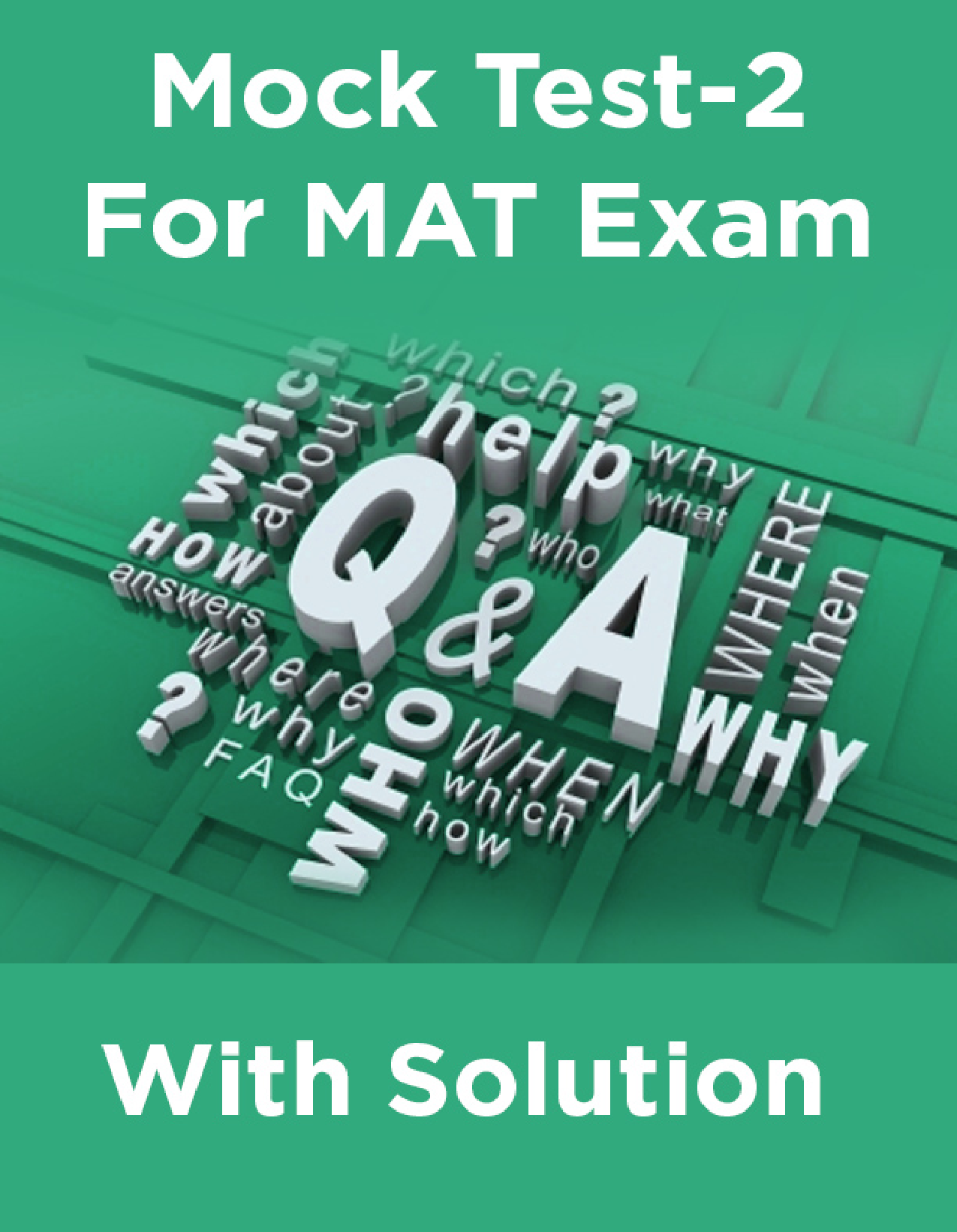 Download MAT Exam Mock Test2 With Solution PDF Online 2020 by Panel Of