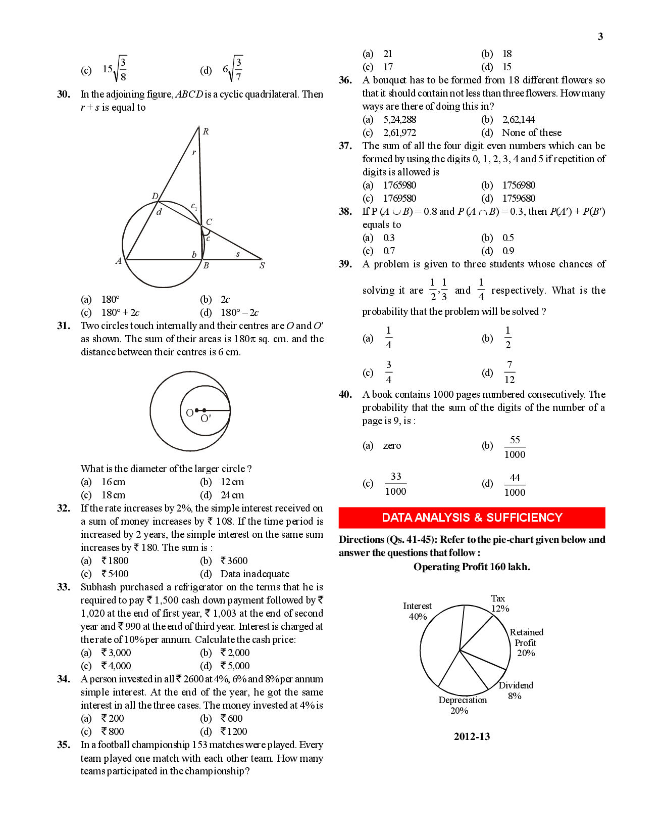 Mock Test-2 For MAT Exam With Solution - Page 4