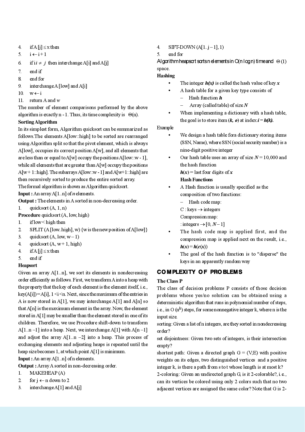 GATE Algorithms Analysis (Computer Science) Past Questions With Answer - Page 5