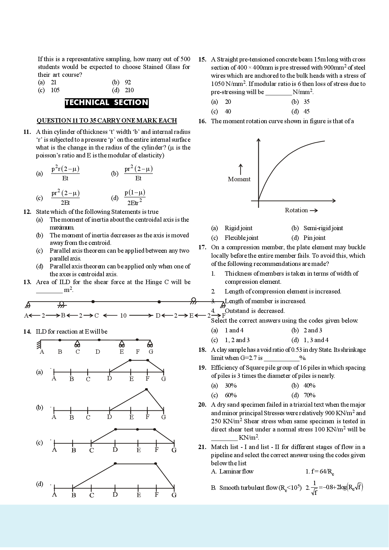 GATE Civil Engineering Practice Set With Solution - Page 3