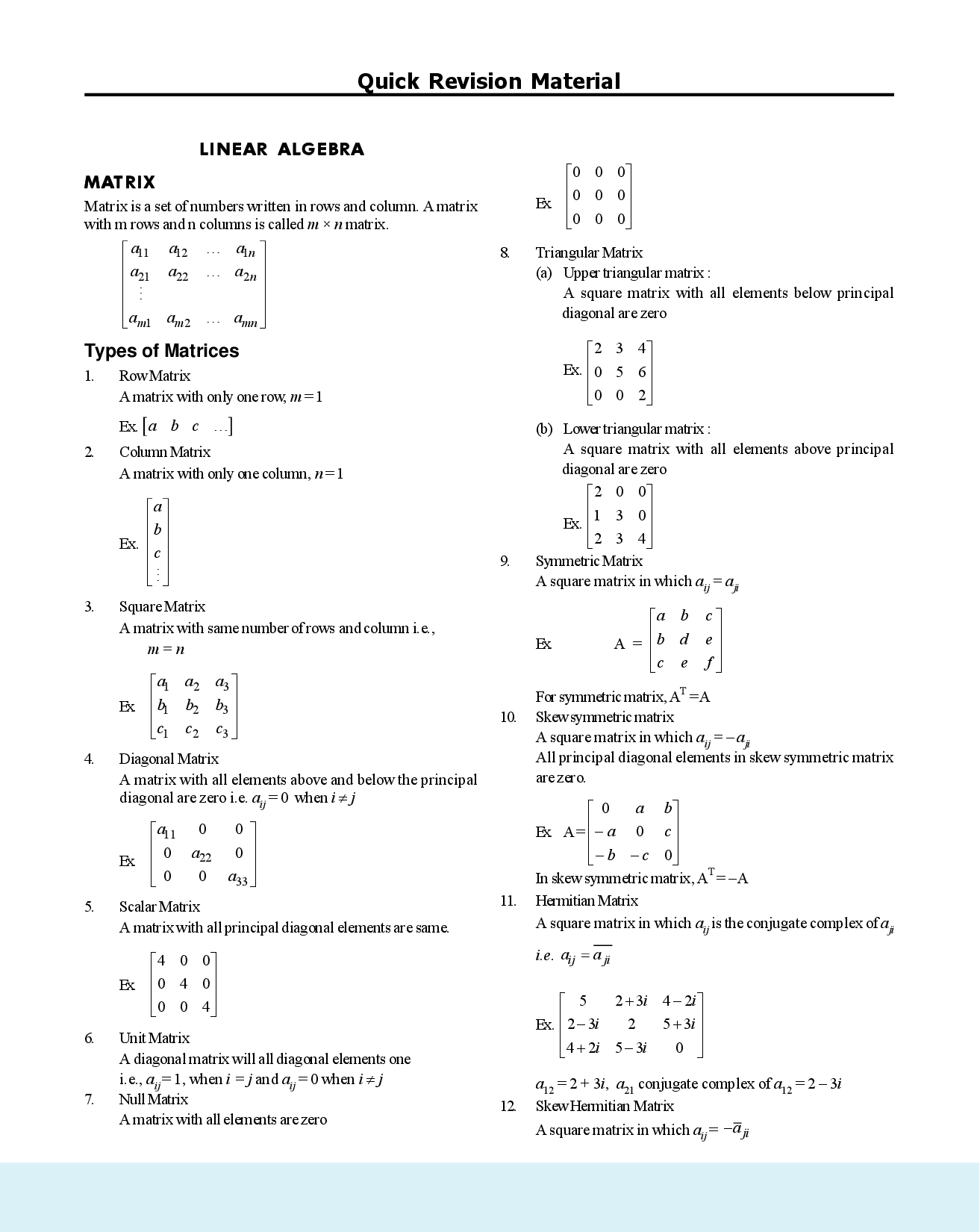 GATE Quick Revision Notes With Solution For Engineering Mathematics - Page 2