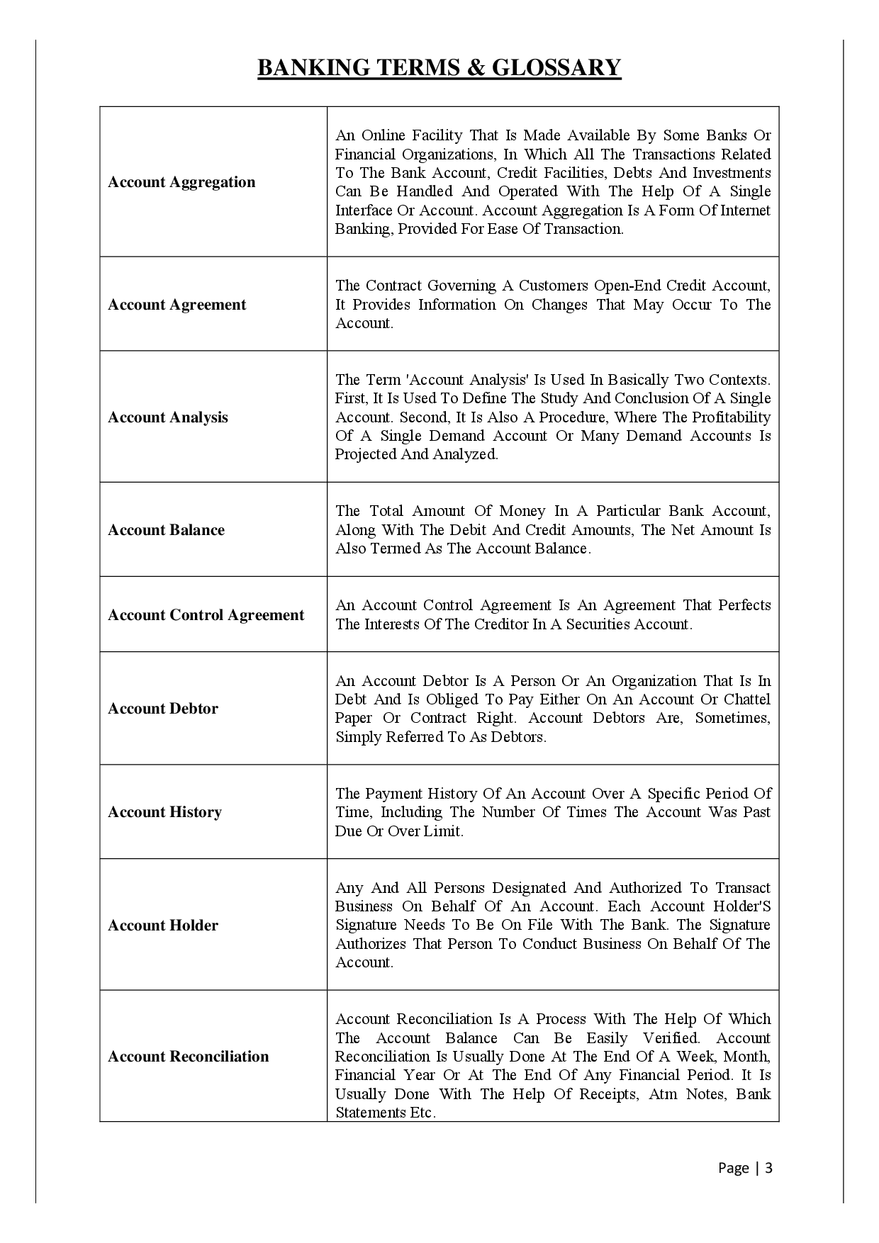 IBPS Study Material For Banking Terms And Glossary - Page 4
