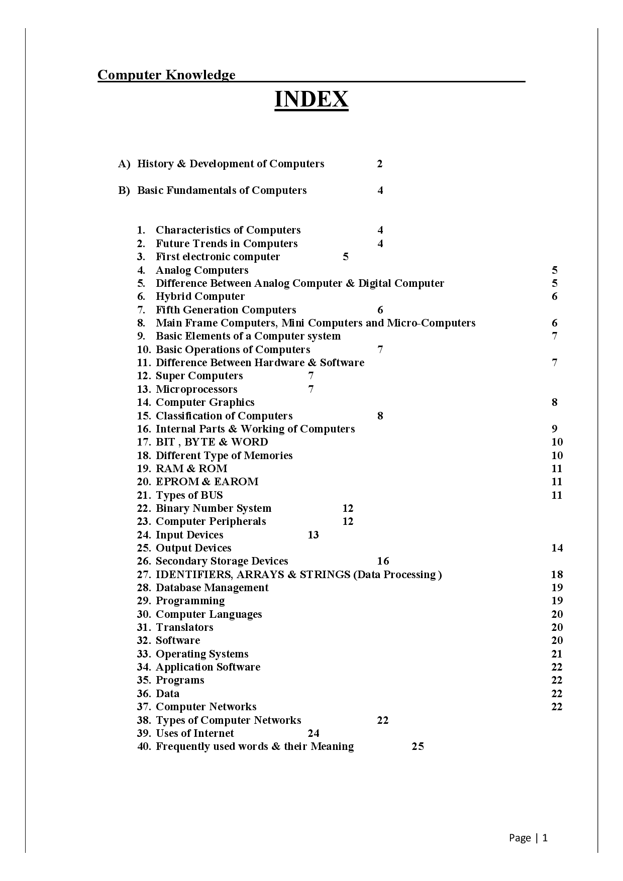 IBPS Study Material For Computer Knowledge - Page 2