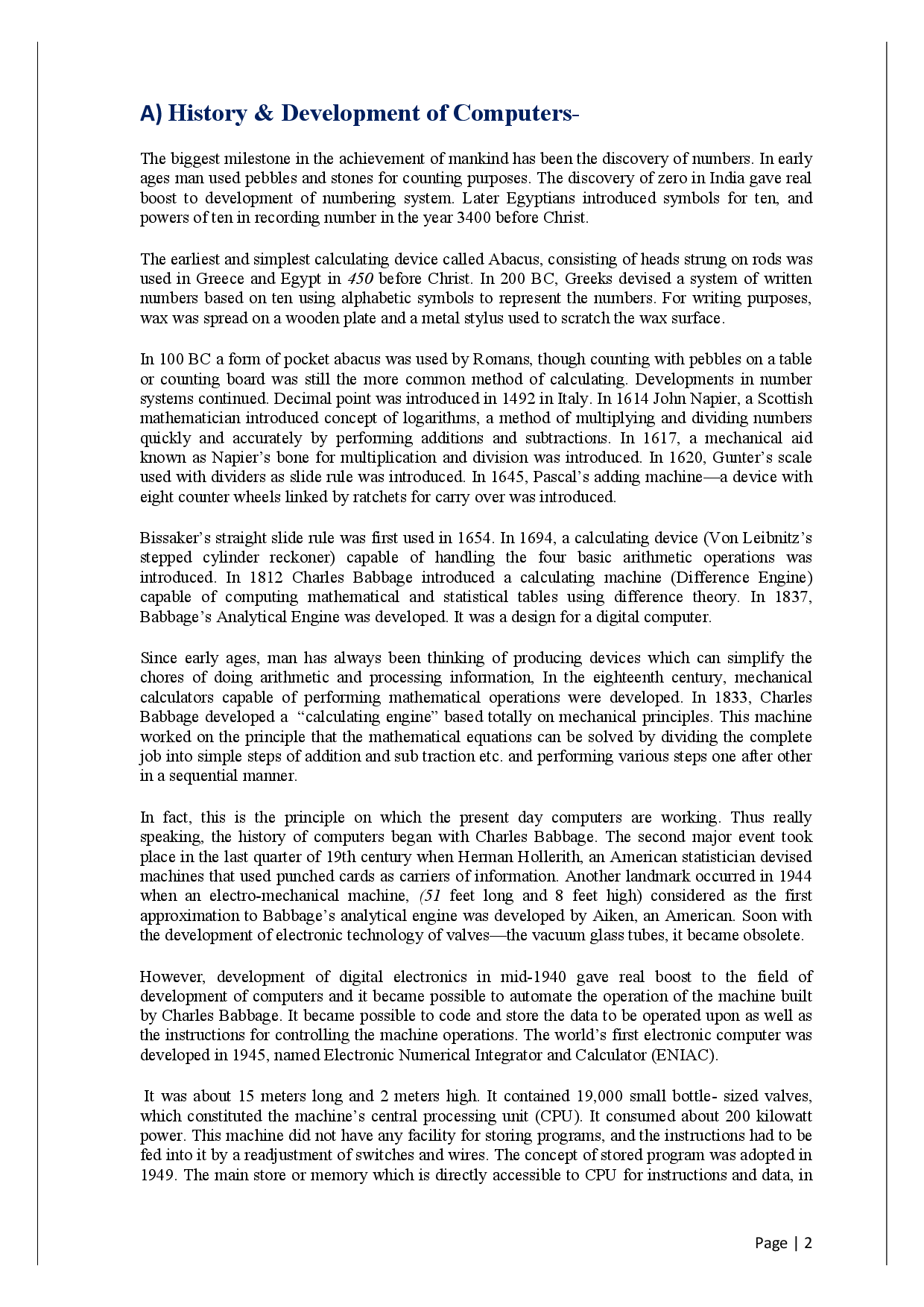 IBPS Study Material For Computer Knowledge - Page 3